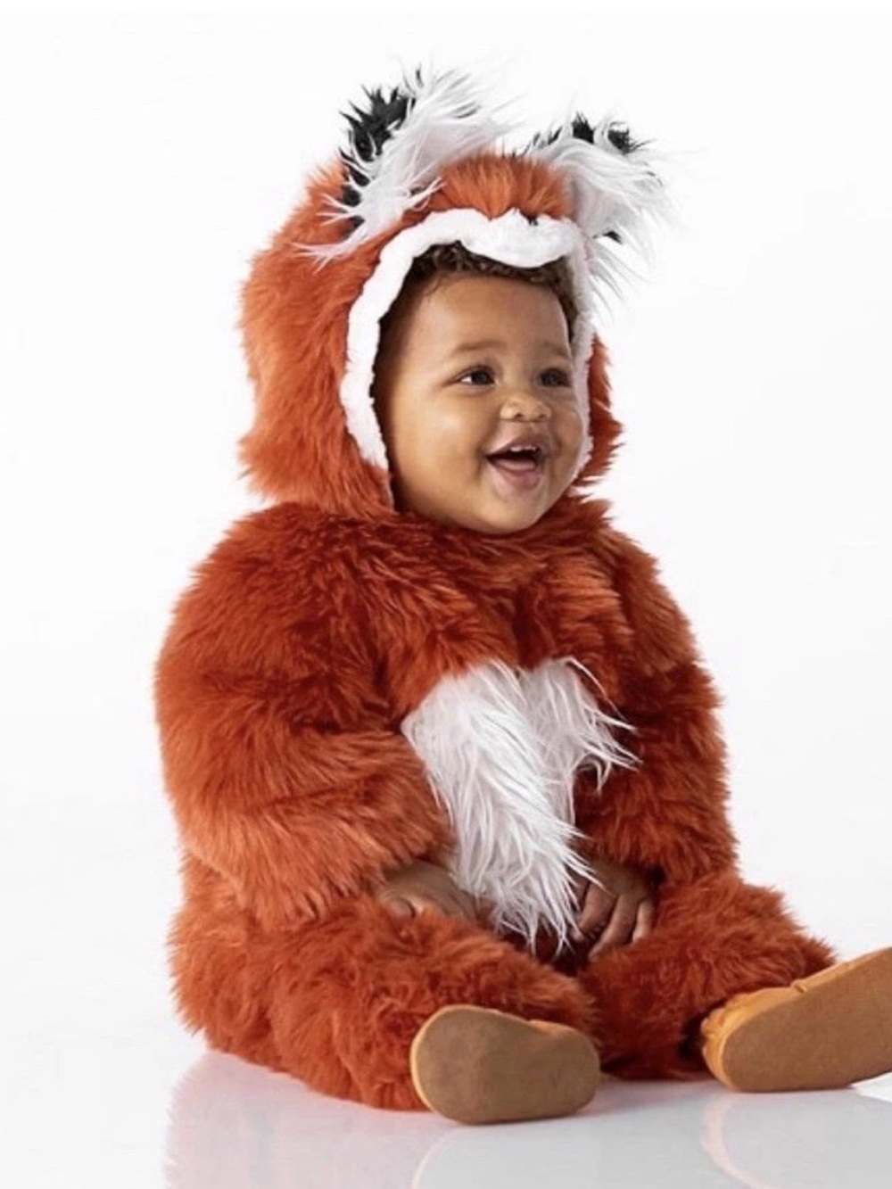 Pottery Barn Plush 1pc Woodland Fox Infant Costume sz 6-12M